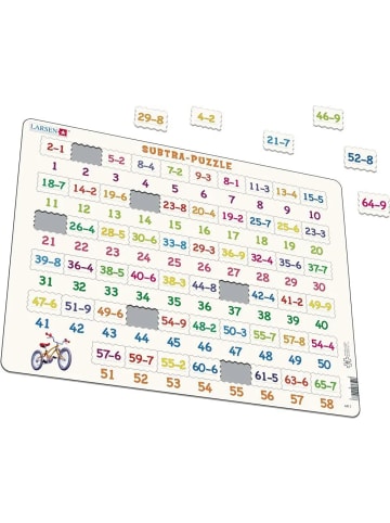 Raute Media Substraktion (Kinderpuzzle)