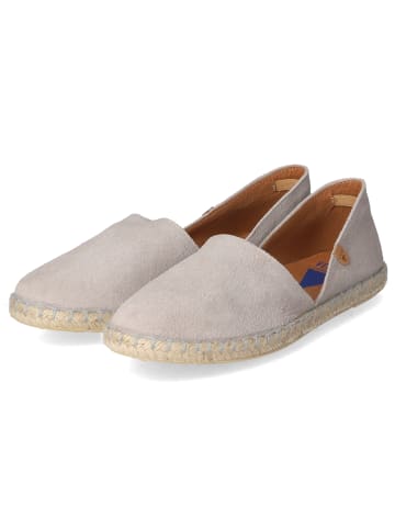 Verbenas Verbenas Damen Slipper/ Espadrilles CARMEN CALPE Grau Rauleder  in Grau