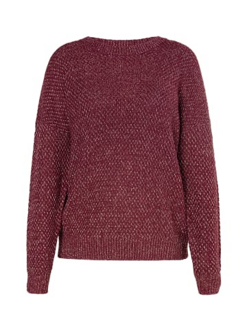 usha BLACK LABEL Strickpullover in Weinrot