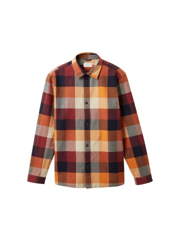 Tom Tailor Hemd in orange colorful block check