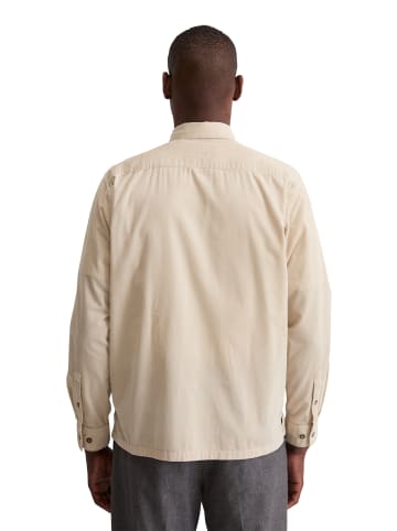 Marc O'Polo Cord-Hemd regular in gray silk