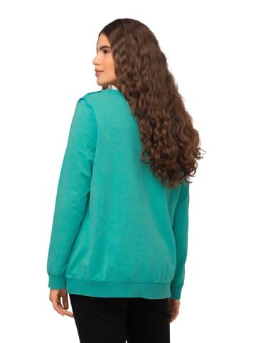 Ulla Popken Sweatshirt in cyan