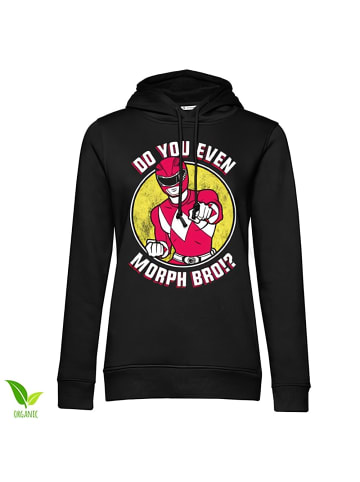 Power Rangers Hoodie "Do You Even Morph" in Schwarz