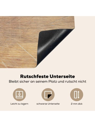 KitchenYeah Herdabdeckplatte Holzlöffel Induktionskochfeldschutz, Kochfeldschutzmatte