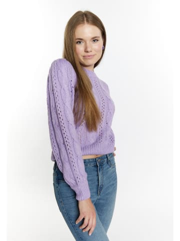 myMo Strickpullover in Violett