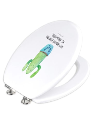 Mr. & Mrs. Panda Klodeckel Kaktus Happy mit Spruch in Weiß