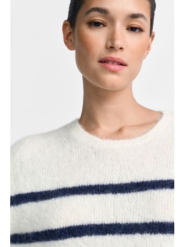 Rich & Royal Strickpullover in ecru marine - 0002