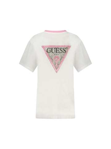 Guess Jeans Weißes Baumwoll-T-Shirt
