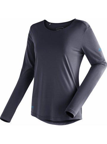 Maier Sports Langarmshirt Horda in Marine