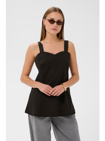 Soaked in Luxury Ärmellose Bluse SLNoelle Feminine Form in Black