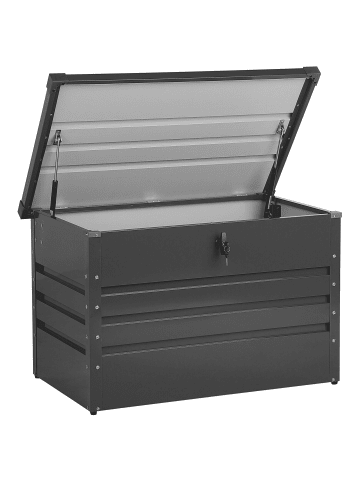 Beliani Truhe CEBROSA in Grau - (W) 100 x (H) 64 x (L) 62 cm