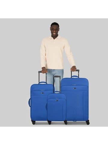Check.In Sevilla 2.0 4 Rollen Kofferset 3-teilig in blue