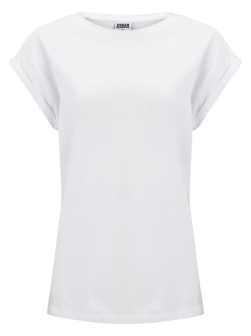 Urban Classics T-Shirt in white+bluepurple