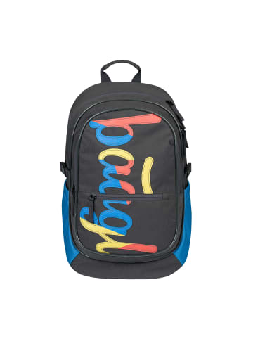 BAAGL 3-tlg. Set: Schulrucksack Core in Schwarz Logo mix