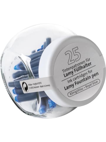 Pelikan Tintenpatronen für Lamy königsblau Packung mit 25 Stück