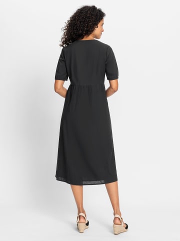 WITT WEIDEN Baumwollkleid in schwarz