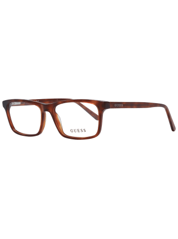 Guess Unisex Optische Fassungen Rechtwinklig Braun