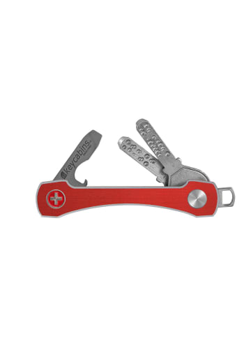 keycabins Schlüsselhalter Aluminium   frame S2 in rot