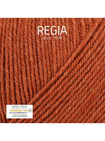 Regia Handstrickgarne Premium Silk, 100g in Rust Red