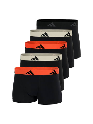 adidas 5er Pack Trunk Active Flex Cotton in Schwarz