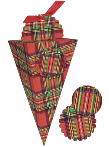 Buntpapierfabrik Ludwig Bähr Geschenkbox Chiara 7,5x20x7,5cm Packung mit 5 Stück Motiv: 15