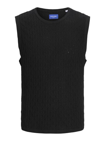 Jack & Jones Gestricktes T-Shirt in Black