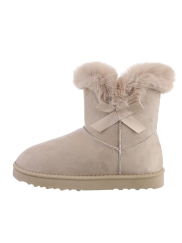 Ital-Design Stiefelette in Beige