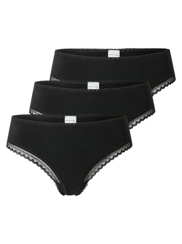 Schiesser Tanga Cheeky String in Schwarz
