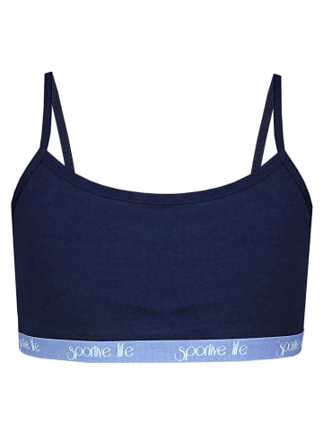 TupTam Mädchen Bustier mit Spaghettiträger 5er Pack in blau