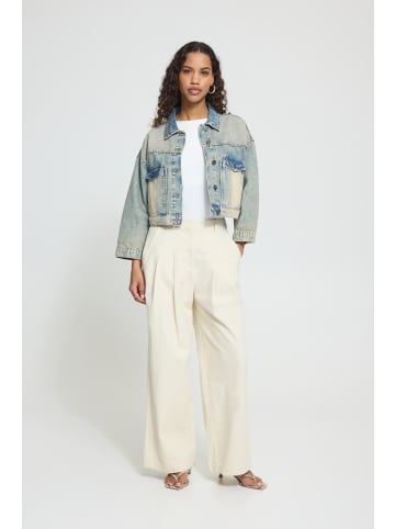 ICHI Jeansjacke IHNOVANNA Box fit in DENIM LIGHT BLUE VINTAGE