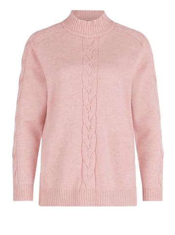 Betty Barclay Strickpullover mit Stehkragen in Pale Mauve Melange