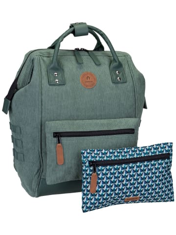 Cabaia Rucksack Adventurer Recycled Velvet Medium in Niagara