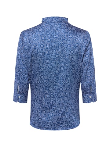 Franco Callegari Bluse in indigo weiß - 0065