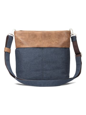 Zwei Olli Umhängetasche 25 cm in blue