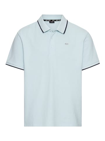 H.I.S. Poloshirt in türkis mel.