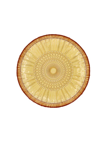 Bitz Servierteller rund Kusintha in Amber