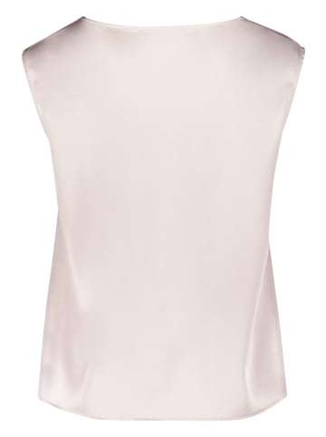 BETTY & CO Blusentop mit Glanzeffekt in Grau