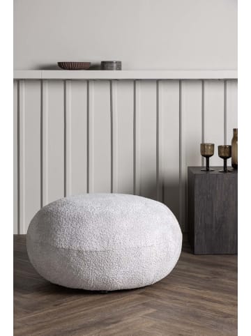 ebuy24 Pouf Bologna Grau 74 x 74 cm