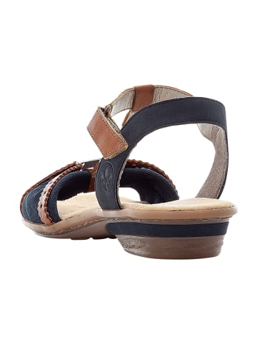 rieker Komfort Sandalen in Blau