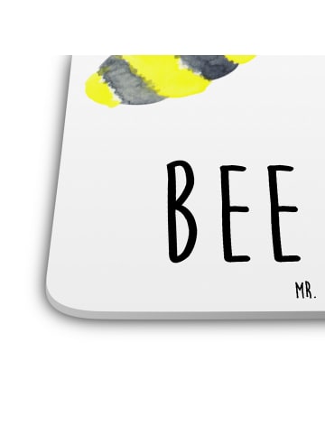 Mr. & Mrs. Panda Untersetzer für Gläser Biene Liebe mit Spruch in Weiß