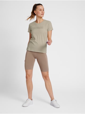 Hummel T-Shirt Hmlte Cali Damen in BLACK/CHATEAU GREY