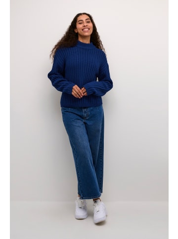 Kaffe Strickpullover KAbess Baggy fit in Beacon Blue