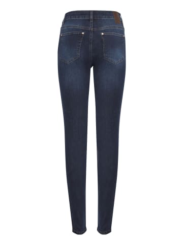 Pulz Jeans PZEMMELINA skinny fit in Dark Blue Denim