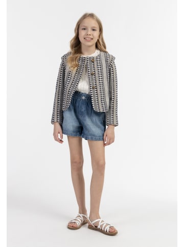 IZIA Mädchen Blazerjacke in Dunkelmarine Wollweiss