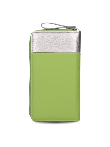 Zwei Eva Geldbörse 20 cm in kiwi