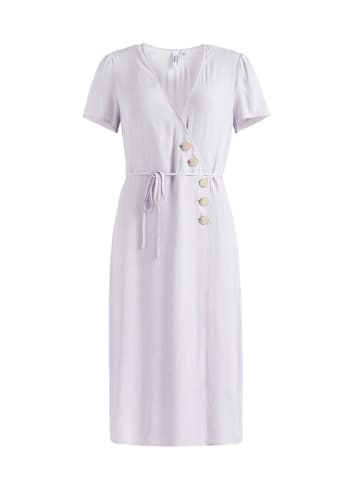 Khujo Kleid PORGY in Flieder-Weiß gepunktet