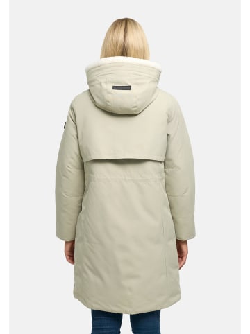 Navahoo Wintermantel Bibber-Beauty 14 in Pebble Grey