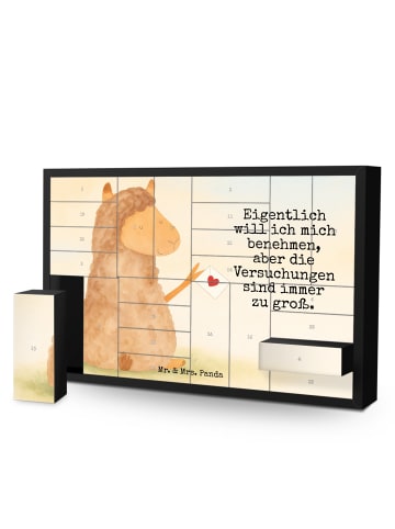Mr. & Mrs. Panda Befüllbarer Adventskalender Alpaka Fahne Design... in Weiß
