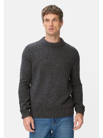 Camel Active Strickpullover aus Merinowollgemisch in Anthrazit