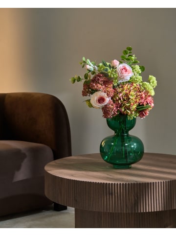 Beliani Künstlicher Blumenstrauß MINDE in Rosa/Grün - (W) 35 x (H) 60 x (L) 35 cm